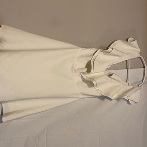 Lulus white mid skater dress